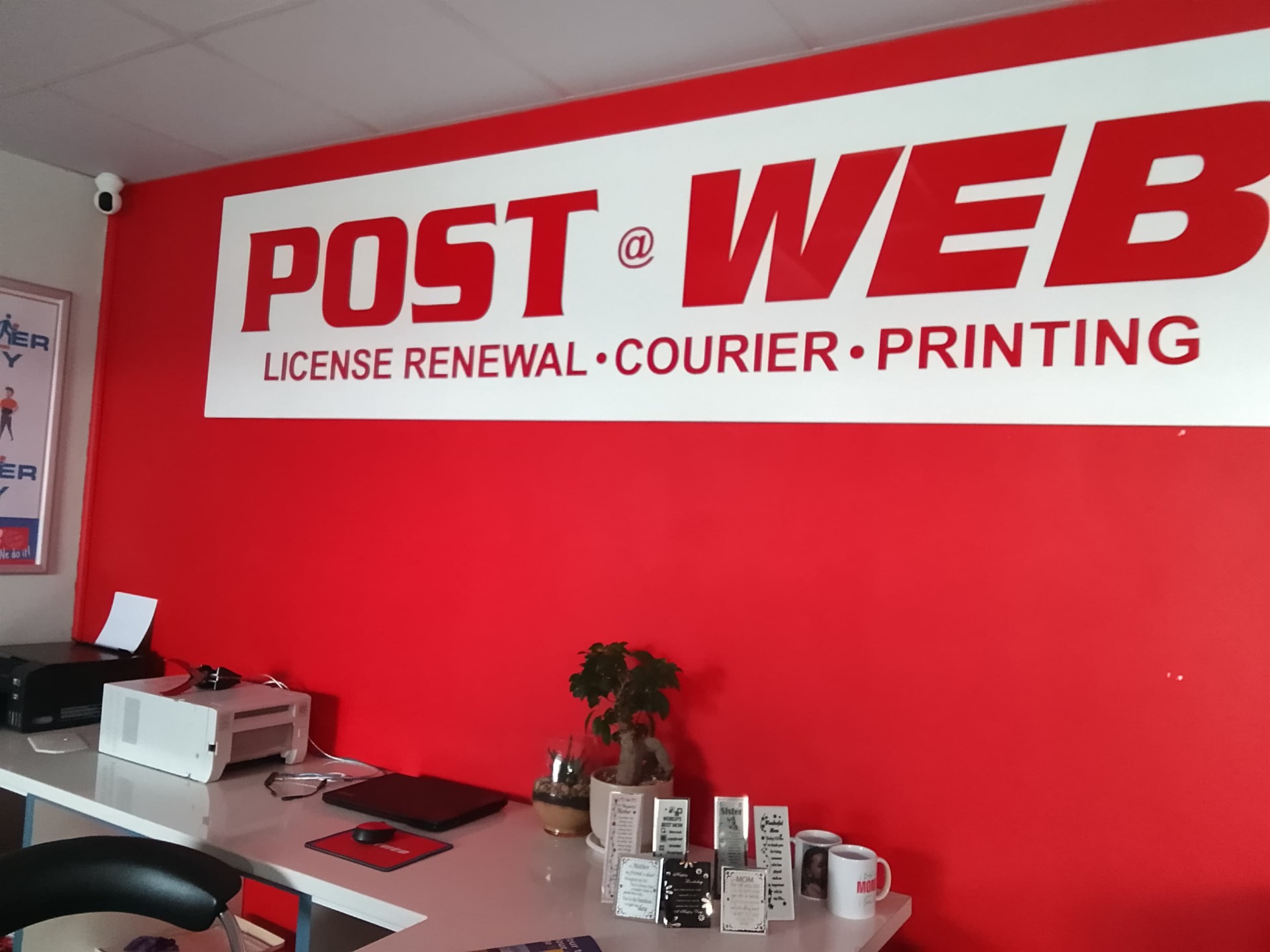 Large PostWeb wall logo